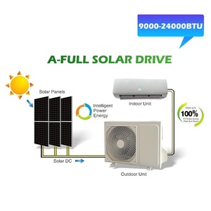 เครื่องปรับอากาศแบบแยกส่วนพลังงานแสงอาทิตย์แบบไฮบริด 24000 บีทียู เสียงเบา ระบบขับเคลื่อนโดยตรง 24000 บีทียู - Product Image 1