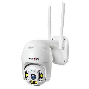 SECTEC 1080P 야외 PTZ IP 카메라 CCTV 보안 스피드 돔 카메라 감시 클라우드 스토리지 야간 IP PTZ 카메라