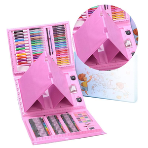 208 Pcs <b>Kids</b> Painting Drawing Art <b>Set</b> Crayons Oil Pastels Watercolor Markers Children Colored Pencil <b>Tools</b> Consumer Electronics - Product Image 3