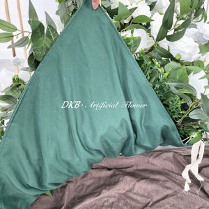 Coureurs de fleurs demandé soie fleur centre de table coureur haute qualité rose vert soie rose tissu bas fleur sauvage chemin de table - Product Image 6