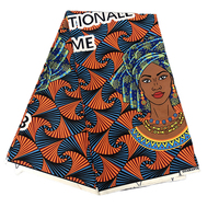 Tersedia grosir gaya cetak lilin Ankara Afrika cetakan 100% kain poliester desain khusus pemilihan presiden Afrika