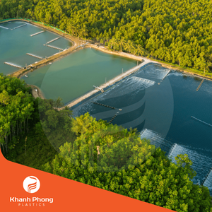 Géomembrane en HDPE industrielle, rouleau renforcé pour l'aquaculture, les étangs et les fosses à boue - Product Image 4