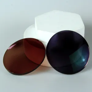 단양 렌즈 전문 제조업체 1.56 광변색 안경 렌테스 하드 수지 안과 광학 렌즈