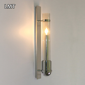 Lámpara de Pared Moderna de Diseño Largo y Grande para Hotel, con Pantalla de Cristal, Lámpara de Pared de Metal Dorado de Lujo para Sala de Estar, Decoración del Hogar - Product Image 5