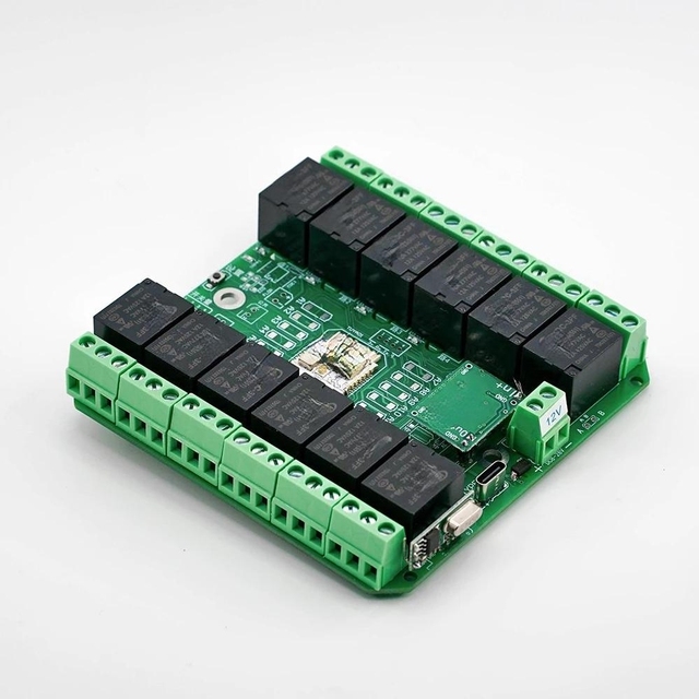 DC 7-27V Tuya 12 Channels WiFi/Zigbee Relay Module 12CH Wireless Smart Home Remote Control Switch Transmitter with RF 433MHZ