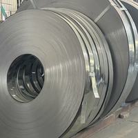 Bobine de bande d'acier galvanisé antirouille (certifiée EN BIS) pour cerclage de palettes, emballage logistique, soudage/découpe/pliage
