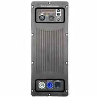 Module d'amplification haute puissance KAMIG DSP 2CH en aluminium avec interface XLR, adapté aux enceintes pleine gamme et aux enceintes en ligne