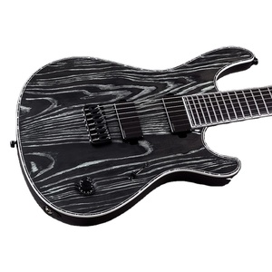 Guitares électriques bon marché, marque OEM, technique de finition Ceruse, guitare à 6-7 cordes - Product Image 2