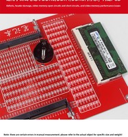 Nouvelle carte de diagnostic et de réparation de mémoire RAM DDR3 DDR4 DDR5 pour ordinateur portable avec fonction lumineuse