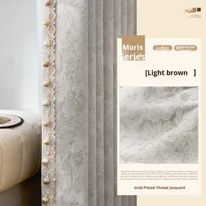 <span class=keywords><strong>Rideaux</strong></span> occultants Morris à motifs floraux, style moderne et écologique, imperméables, pour <span class=keywords><strong>chambre</strong></span> à coucher et salon, nouvelle tendance des influenceurs - Product Image 6