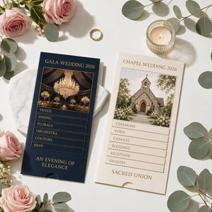 Elegantes Tarjetas <span class=keywords><strong>de</strong></span> Menú <span class=keywords><strong>de</strong></span> Boda en Cascada con Descripciones <span class=keywords><strong>de</strong></span> Cada Plato, Notas <span class=keywords><strong>de</strong></span> Combinación <span class=keywords><strong>de</strong></span> Vinos e Información Dietética - Product Image 6