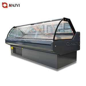 תצוגה מקורר מקרים של תצוגה בקירור בשר צ 'ר מקרר מחורר לחסן קירור - Product Image 1