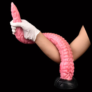 Uzun Tentacle yapay penis 25.19 inç pembe canavar Anal Dildos, güçlü vantuz anüs vajinal stimülatör silikon seks oyuncakları - Product Image 3