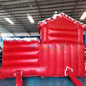 Castillo inflable comercial de Navidad con tobogán, castillo hinchable para niños al aire libre, combo de brincolín. - Product Image 6