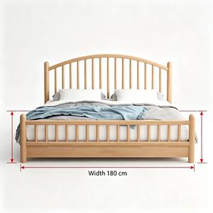 Muebles de Hotel, Juego de Dormitorio Moderno, Cama con Plataforma, Mesita de Noche, Precio al por Mayor, Cama King Size de Madera Personalizada para Adultos - Product Image 4