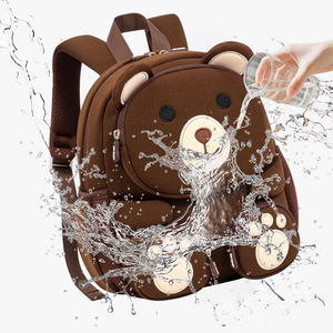 Nouveau Sac à Dos Scolaire Tendance Couleur Unie Dessin Animé Léger Grande Capacité Protection Dorsale Anti-Eau pour Étudiants - Product Image 4