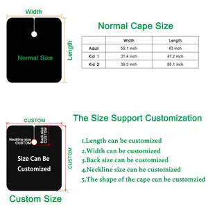 Hair Salon Capes Waterproof Wholesale Polyester Custom Logo Waterproof Gown Hair Cutting Black Hairdressing Barber Apron Salon Cape