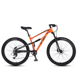 HEZZO自行车27.5 ”铝合金减震9速山地车油刹软尾山 - Product Image 1