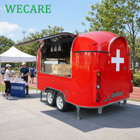 WECARE Camion de restauration mobile entièrement équipé pour cocktails, jus, café, boulangerie, bar, hot-dogs, pizzas, grillades, snacks