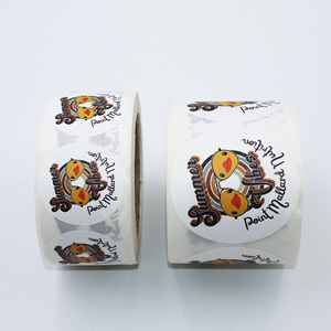 Cầu Vồng dán nhãn nhiệt <span class=keywords><strong>2</strong></span>-inch Vòng giấy nhiệt cuộn màu Vòng nhãn dán màu tự dính máy in nhãn - Product Image 3