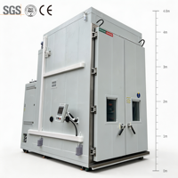 Chambre d'essai au sel grande capacité, machine de test de corrosion pour cycles d'humidification et de séchage, équipement de laboratoire