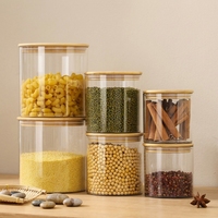 Contenants de stockage alimentaire hermétiques en plastique PP modernes YAFU avec couvercles à clipser - Grande capacité, portables pour l'école, les fêtes et les mariages
