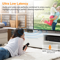 Écouteurs sans fil TWS 1Mii 2,4 GHz à réduction de bruit avec transmetteur, portée supérieure à 10 m pour TV