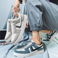 Chaussures de skate basses pour hommes, colorées, à lacets, respirantes, avec semelle extérieure en caoutchouc et semelle intérieure en EVA, pour la marche quotidienne – Vente chaude