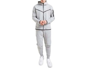 Conjunto Deportivo de Dos Piezas para Hombre, Corte Regular, Invierno, Color Sólido, Informal, para Gimnasio, Transpirable, Absorbe el Sudor, para Correr y Entrenar, Personalizado OEM - Product Image 6