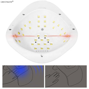 80W Sun X5 MAXネイルツールダブルハンド高速乾燥機Sun X GelフラッシュキュアサンUV LEDネイルランプ
