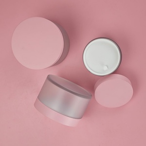 Hot Selling Empty Cosmetic Containers 2oz 4oz 8oz 10oz 16oz 250ml 500ml Thick Wall Hard Frosted Clear PET <b>Plastic</b> Cream <b>Jar</b> - Product Image 3