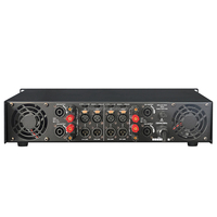Amplificateur de puissance audio classe H RX-48 4 canaux stéréo en métal pour scène, DJ et utilisation en extérieur