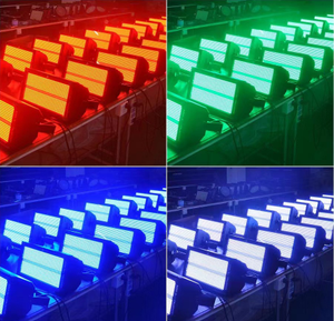 Luces Estroboscópicas RGBW de 1000W, 8+8 Segmentos LED, Control DMX512/Activación por Sonido, Luz Matricial, Iluminación Blanco Cálido - Product Image 2