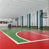 Alfombrilla de Pvc para suelo de baloncesto y bádminton, para pista deportiva, para interior de Futsal, venta al por mayor