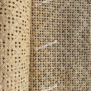 Produit textile d'ameublement tissé en rotin Sisu Handicraft avec motif double étoile - Product Image 1