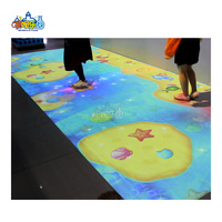 Jeu d'intérieur de projection de sol 3D interactif AR populaire pour la maison jardin Playhouse maternelle parc de trampoline en métal pour enfants