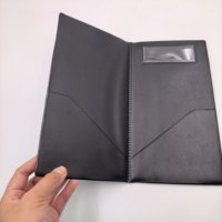 Porte-menu NFC pour restaurant, pour la collecte d'avis ou la commande, impression couleur, différentes couleurs, simili cuir, avis Google
