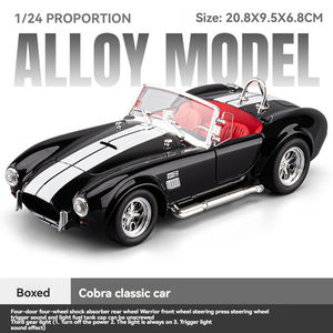 CZ modello di <span class=keywords><strong>auto</strong></span> 1:24 <span class=keywords><strong>viper</strong></span> convertibile in lega d'epoca modello di <span class=keywords><strong>auto</strong></span> simulazione di <span class=keywords><strong>auto</strong></span> suono e luce collezione in metallo modello di veicolo giocattolo - Product Image 4