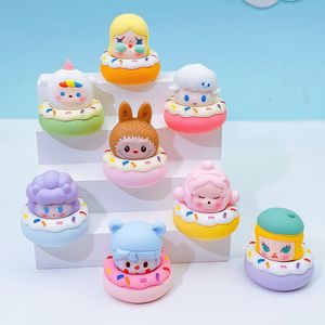 Breloque Donut en Résine Texturée <span class=keywords><strong>Kawaii</strong></span>, Porte-clés Mignon de Dessin Animé, Décoration de Bureau, Figurine de Collection pour Cadeaux Tendance de Pâques et de Mariage - Product Image 2