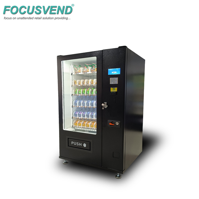 Small Smart Combo Vending Machine with 5" Touchscreen & Cashless Payments