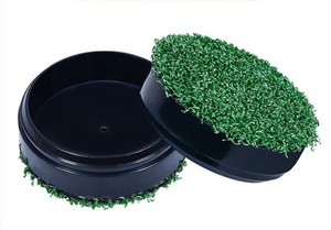 2024 nouveau Golf vert tasse couverture en plastique Simulation gazon trou Protection couverture essentiel Golf fournitures - Product Image 5