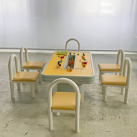 Table de jeu Montessori moderne pour enfants, ensemble table et chaises en bois, écologique, durable, pour salle à manger, chambre, bureau, salon