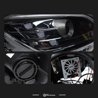 Phares de Voiture à LED avec Lentille de Projecteur pour Mercedes-Benz W204 2007-2010 C180 C200, Clignotant Dynamique et Feux de Jour (DRL) – Accessoires Automobiles