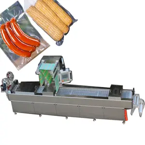 Trockenen fisch thermo vakuum verpackung maschine käse oliven termine ei lebensmittel verpackung sealer maschine thermoform vakuum verpackung