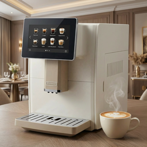 เครื่องชงกาแฟอัตโนมัติแบบมืออาชีพ พร้อมหน้าจอสัมผัส ได้รับการรับรองมาตรฐาน CE สำหรับใช้ในบ้าน - Product Image 2