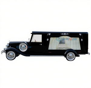 Classic Limousines Beautiful Funeral Car Luxury Electric Funeral Vehicle Vintage Hearse for Sale - Product Image 1