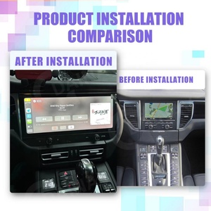 Lecteur multimédia Android 12 de 12,3 pouces pour Porsche Macan 2013 2014-2018, navigation GPS, 4G, CarPlay sans fil, autoradio - Product Image 4