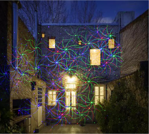 Fantastique Feux d'artifice laser d'extérieur à 8 motifs avec mouvement rouge, bleu, vert pour les lumières de fête, les lumières de Noël - Product Image 4