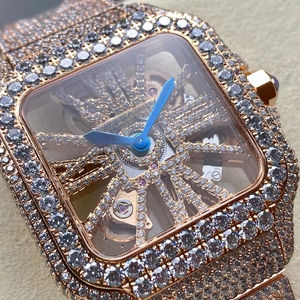 Montre de plongée sportive 5A - Haute qualité, mouvement mécanique en acier inoxydable de 40 mm avec diamants sertis sur les aiguilles - Product Image 1