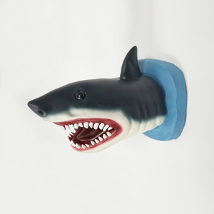 Décoration murale en mousse de latex en forme de requin, décoration animale réaliste, décoration d'intérieur, design moderne - Product Image 2